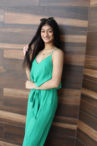 Cami Layered Woven Jumpsuit