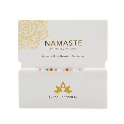Lotus and Luna Namaste Healing Sukha Namaste Bracelet – BrightSky