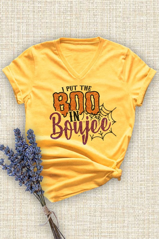 I Put The Boo In Boujee Unisex Tee Shirt