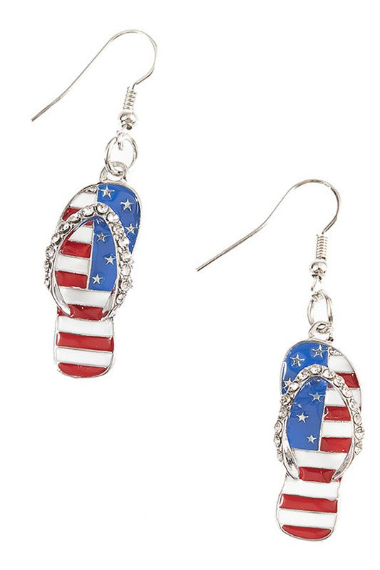 USA Flip Flop Earrings