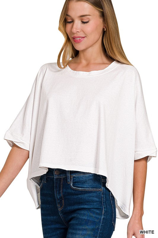 Premium Cotton Oversized Round Neck Box Tee Shirt