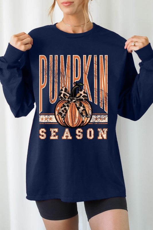 Pumpkin Season Graphic Long Sleeve Tee