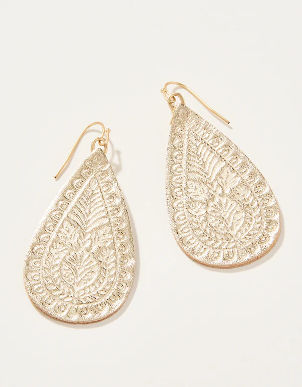 Spartina Penelope Leather Earrings