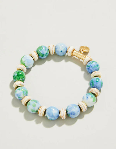 Spartina Stone Stretch Bracelet Jade/Blue