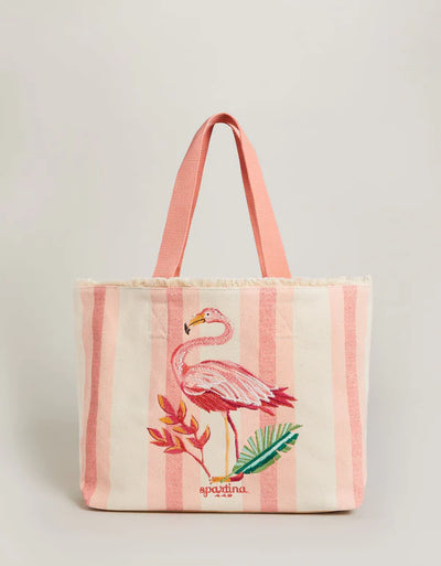 Spartina Flamingo Beach Tote