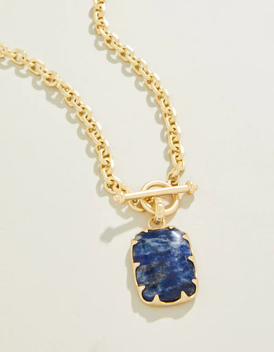 Spartina Coralie Toggle Necklace Blue