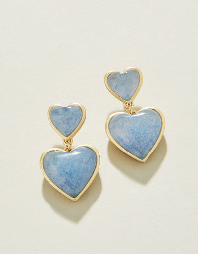 Spartina Full Heart Earrings