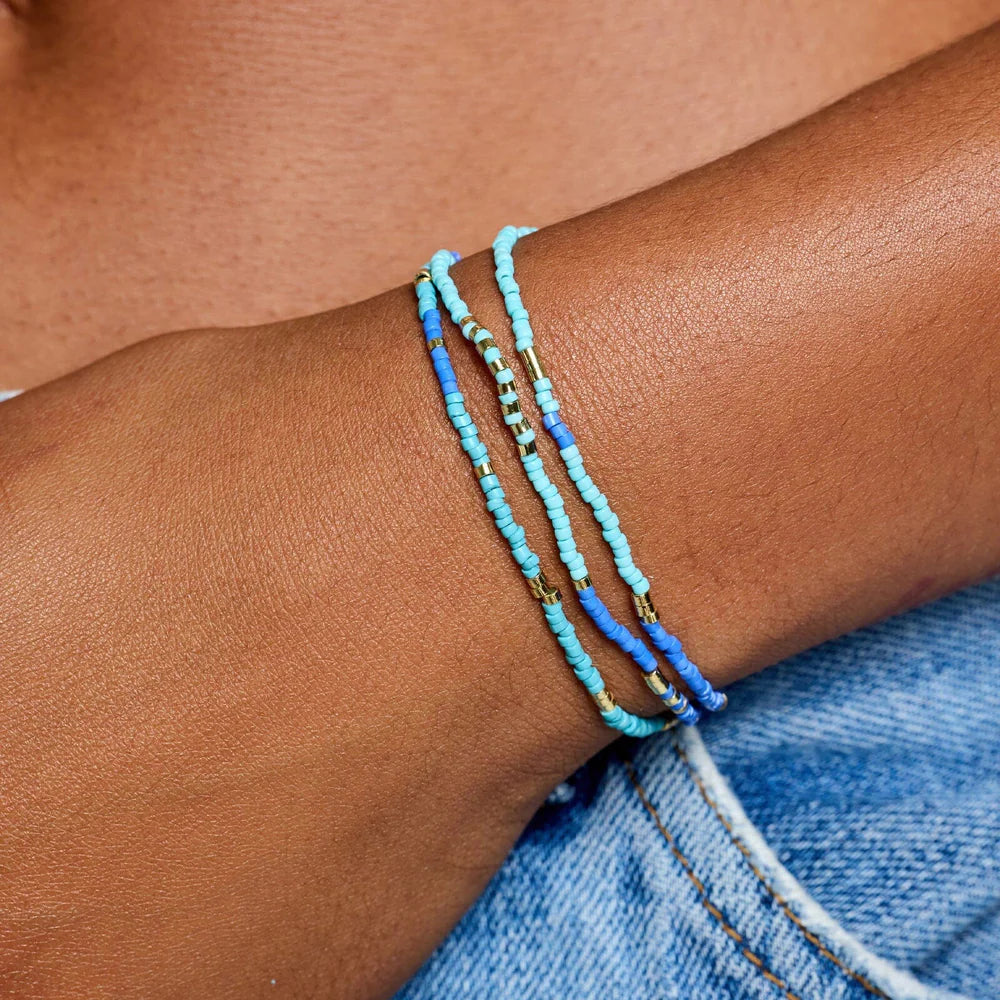 Pura Vida Out to Sea Bead Stretch Bracelet Set