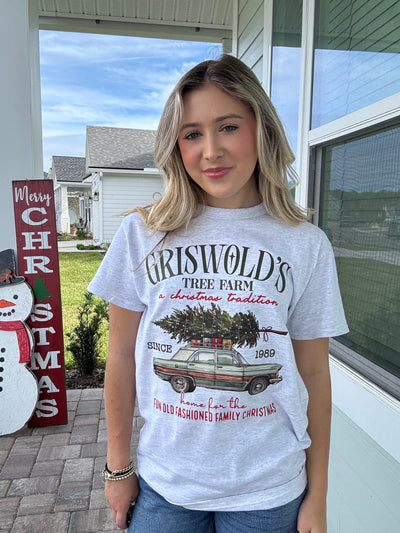 Griswold Christmas Tree Farm Heavyweight Tee