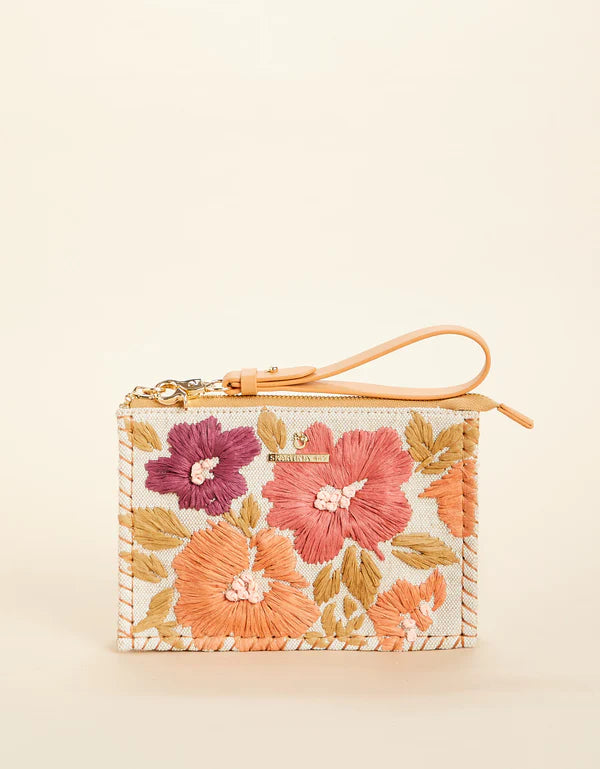 Spartina Sohie Raffia Wristlet