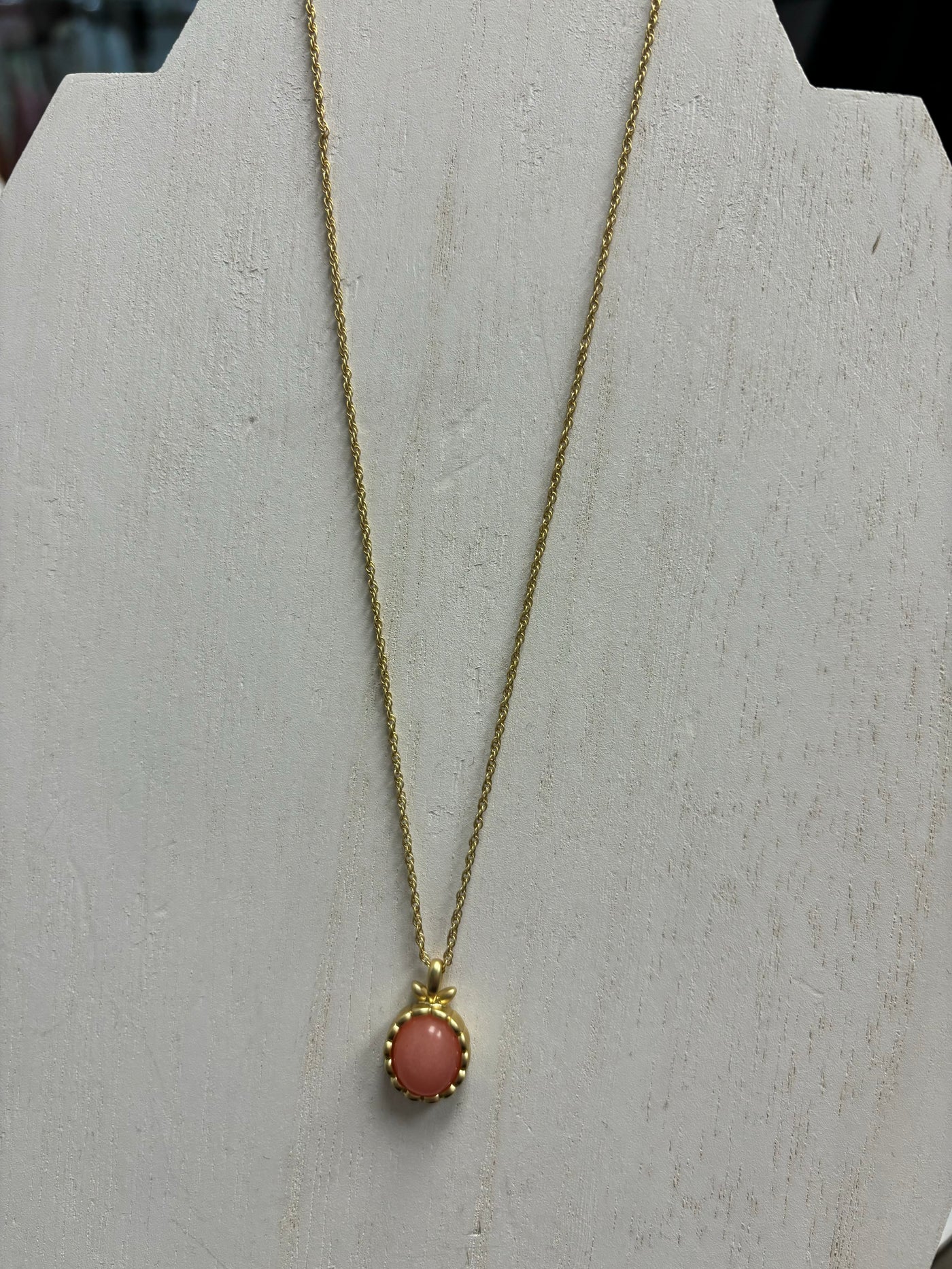 Spartina Nara Oval Necklace Pink