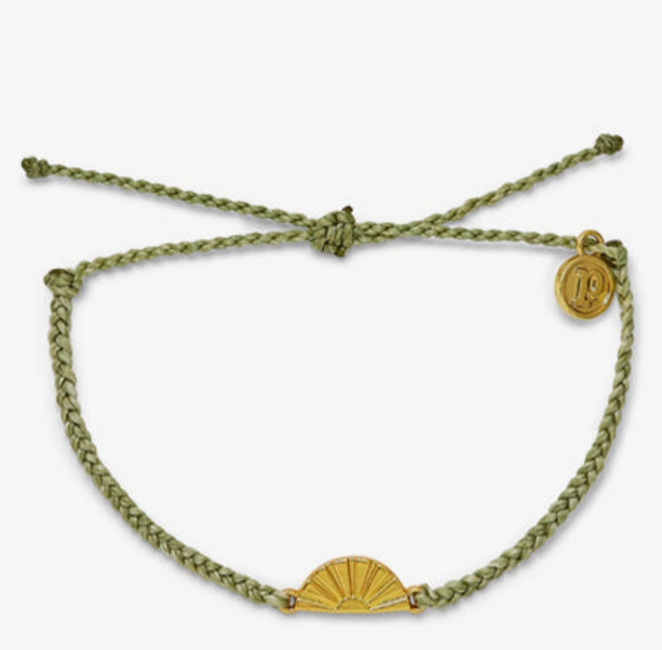 Pura Vida Sunrise Gold Charm Bracelet