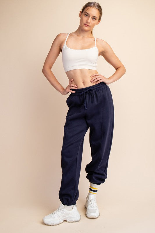 French Terry Fleece Jogger Sweatpants