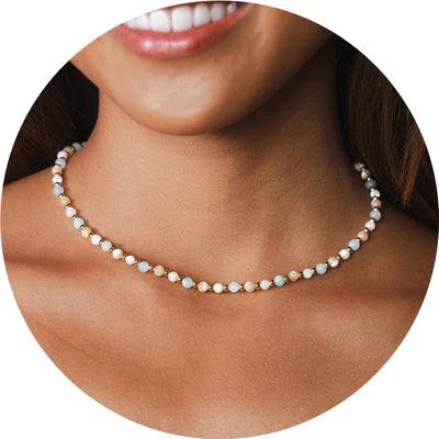 Lotus and Luna Imagination & Inner Peace 4mm Metal Accent Necklace