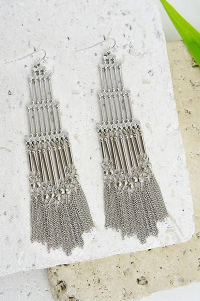 Chain Tier Earring-Final Sale