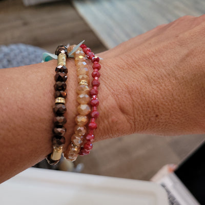 Spartina Stack Pink Bracelet